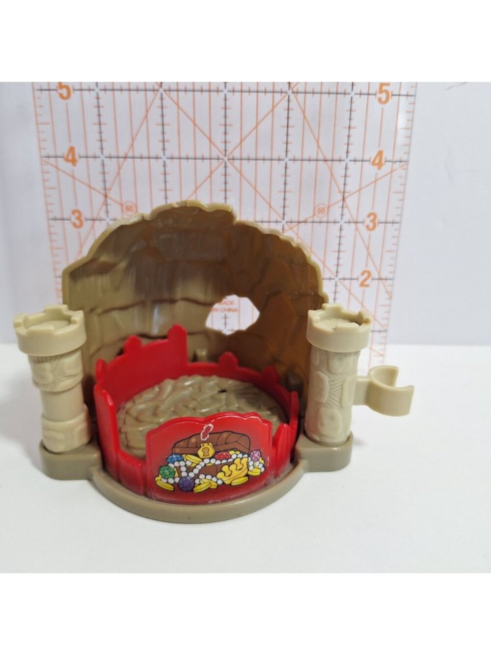 Lil Kingdom Dragon Lair Little People Rock Red Walls Cave - Picture 6 of 10